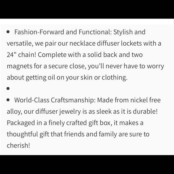 Beautiful mEssential necklace diffuser inc 4 oils - Picture 6 of 6